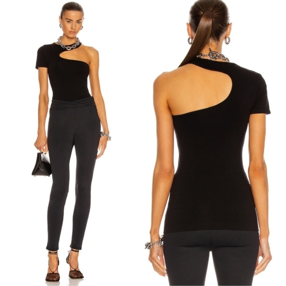 NWT, HELMUT LANG Black Cutout Top Size XS/S